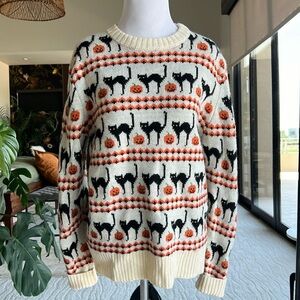 Kiel James Patrick scaredy cat sweater 🎃